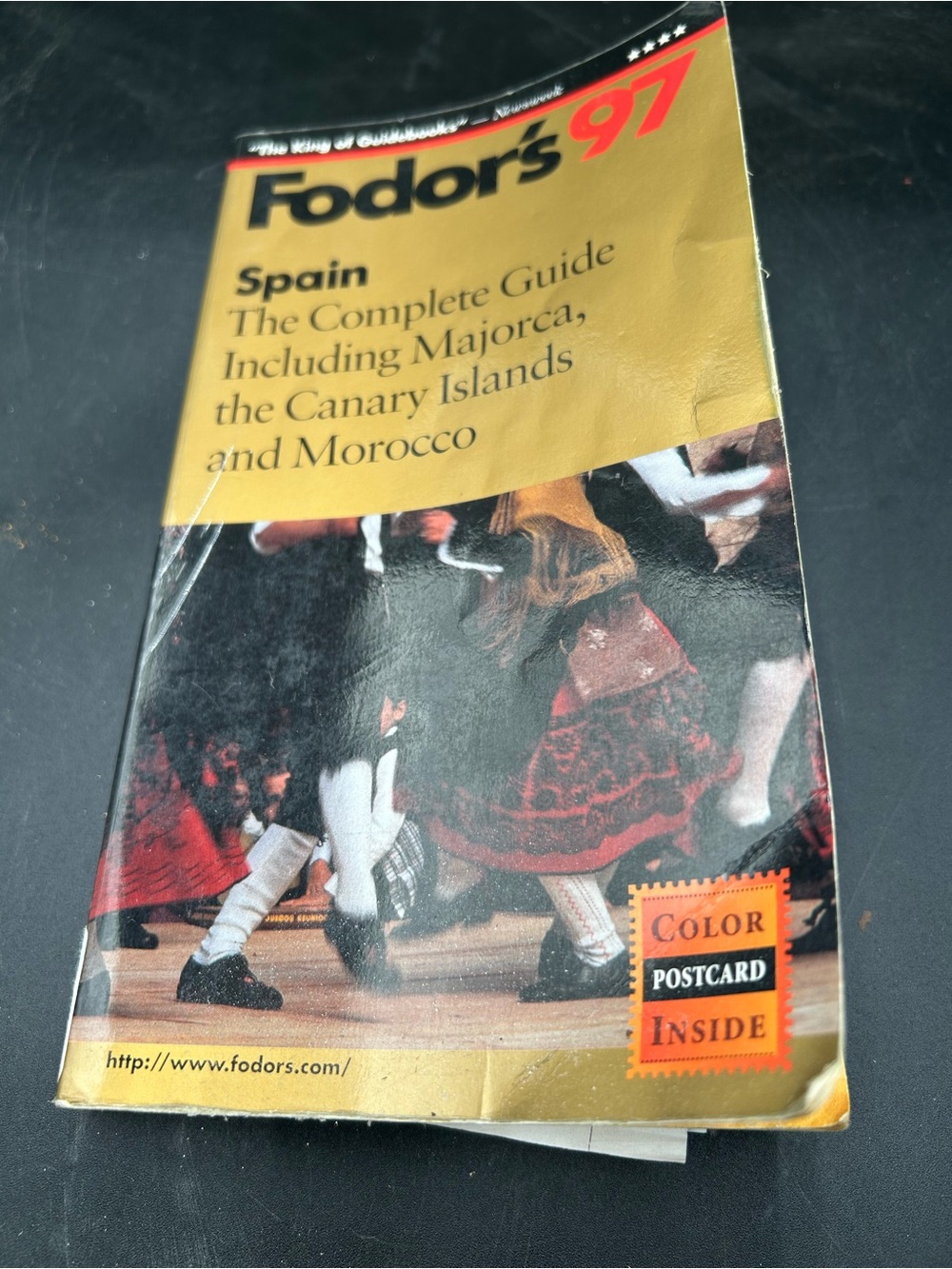 Fodors Spain Travel Guide - Yellow Cover